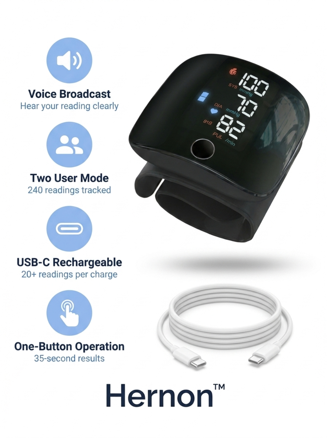 Hernon wrist™ Pro Monitor 2.0